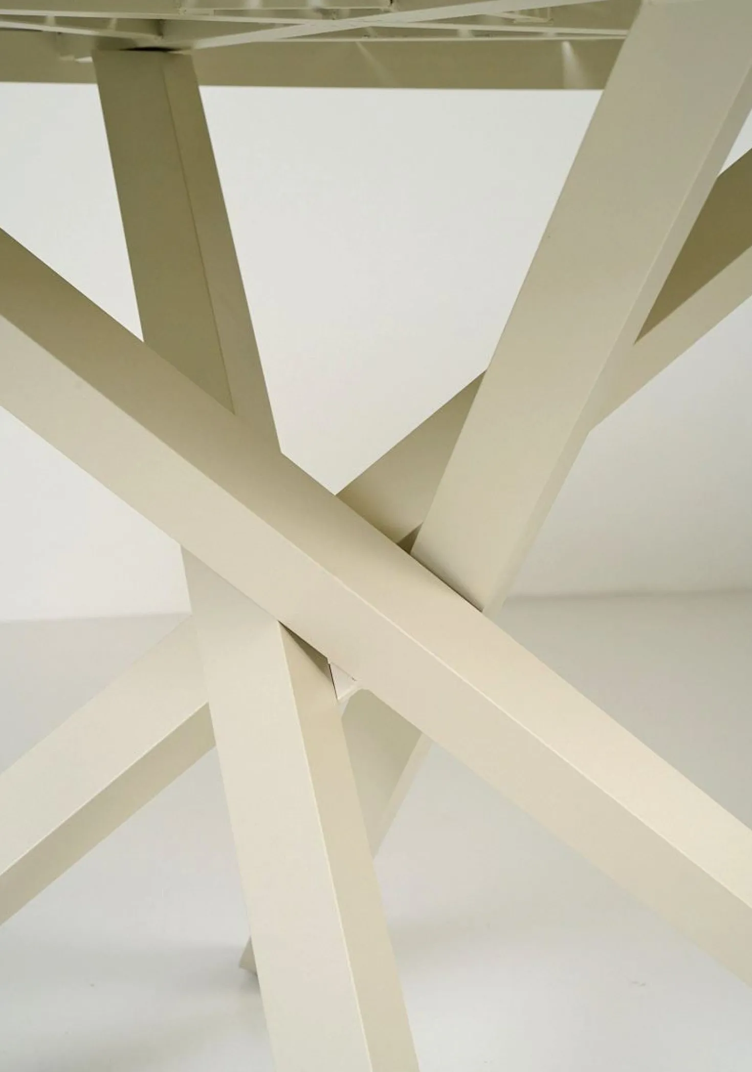 Trädgårdsbord offwhite - ø120 cm