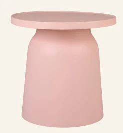 Trädgårdsbord puderrosa - 47x47x47 cm ø47