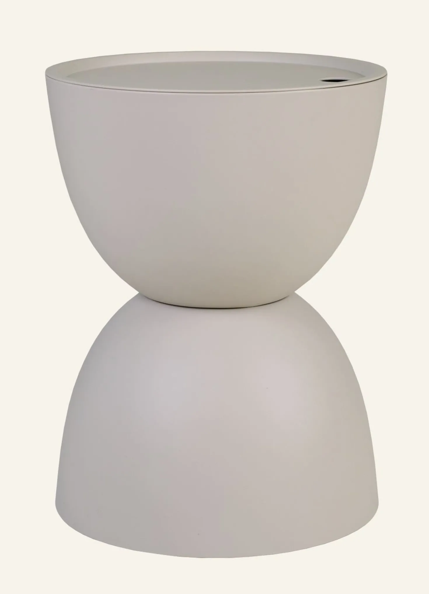Trädgårdsbord sand - h46 cm ø34