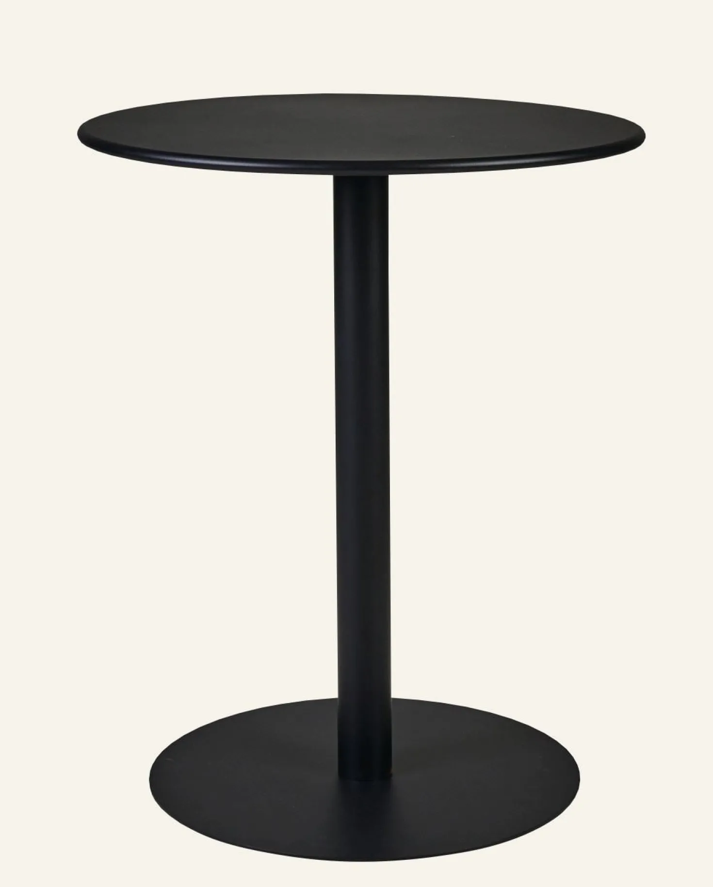 Trädgårdsbord svart - 73 cm ø60