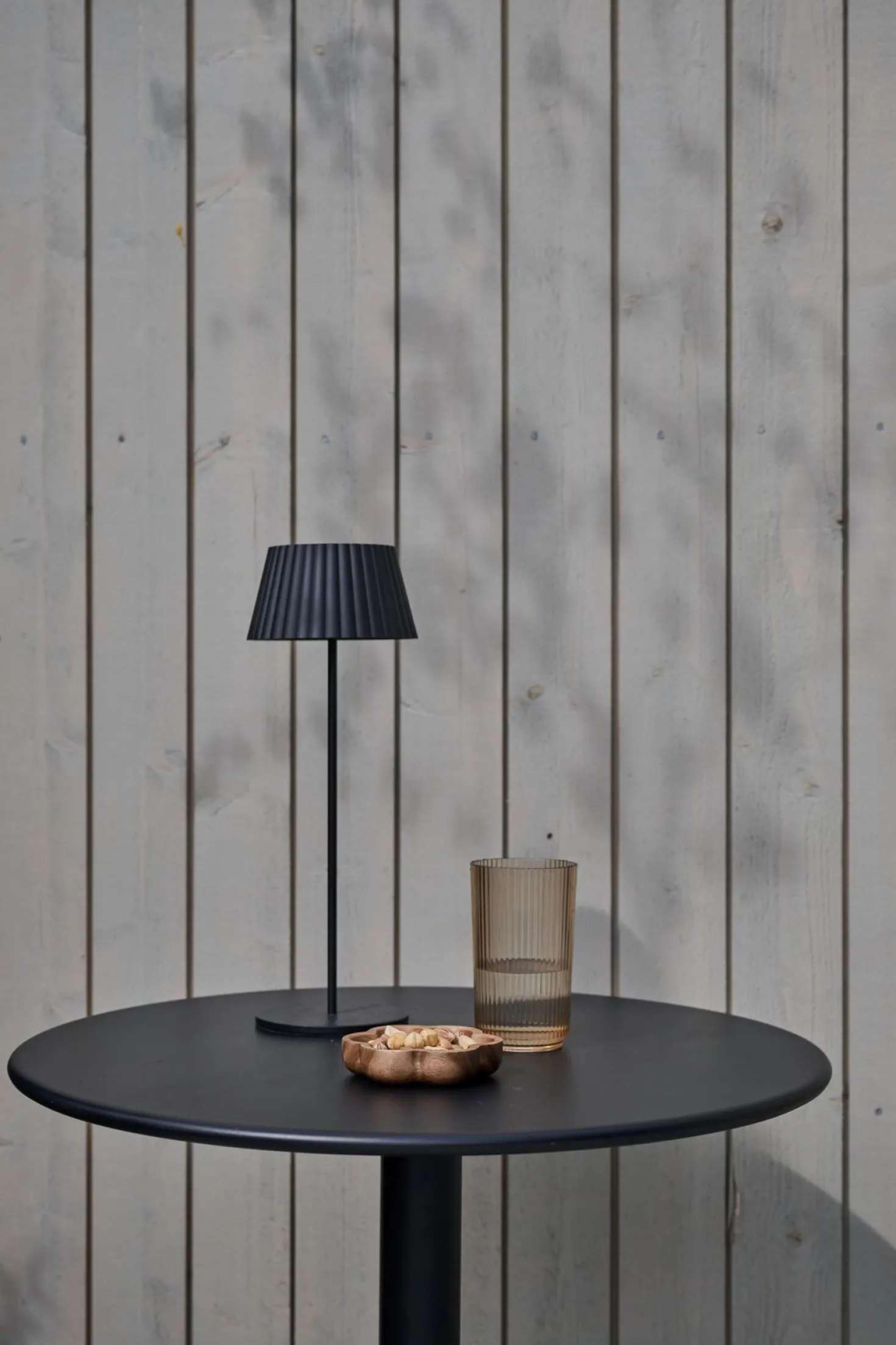 Trädgårdsbord svart - 35 cm ø60