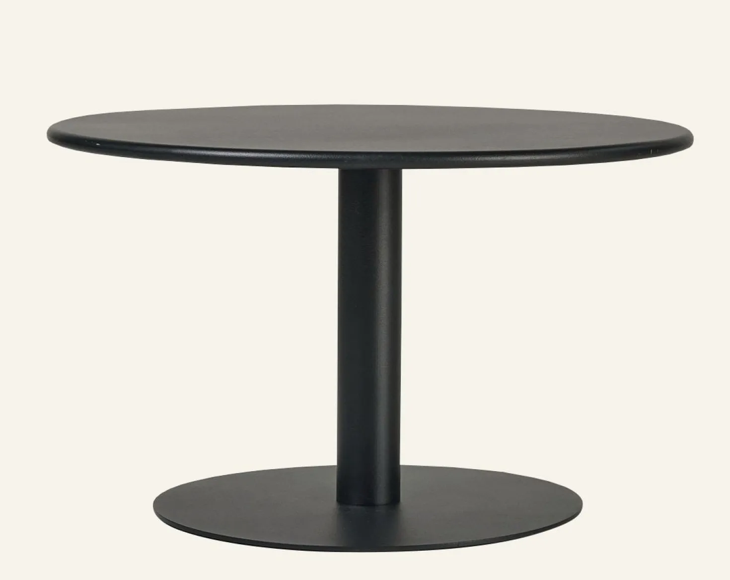 Trädgårdsbord svart - 35 cm ø60