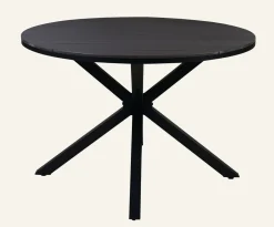 Trädgårdsbord svart - 73 cm ø110