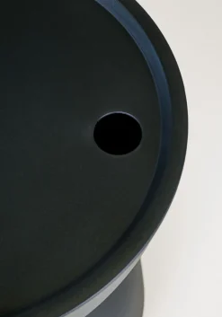 Trädgårdsbord svart - h46 cm ø34