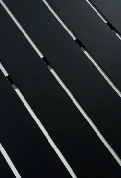 Trädgårdsbord svart - 180x90x74,5 cm