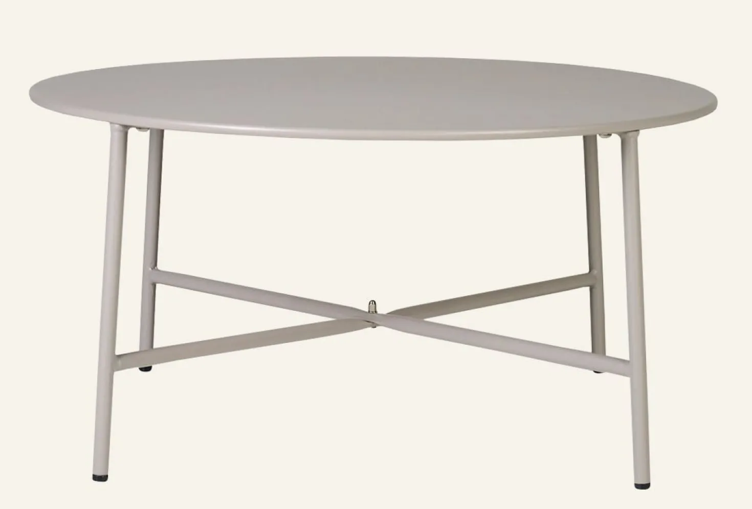 Trädgårdsbord taupe - 35 cm ø70