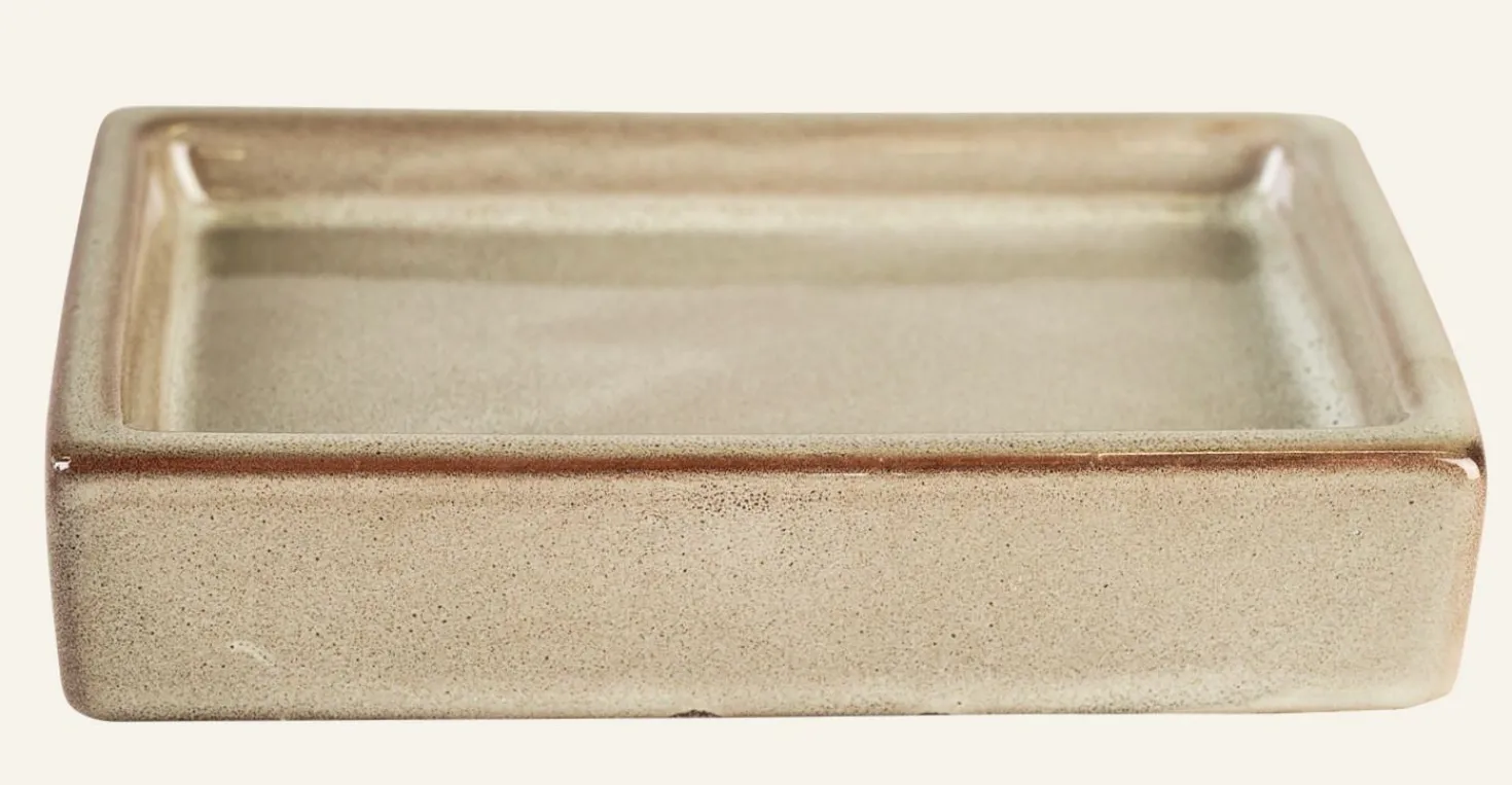 Tvålkopp grön - 13,3x8,7x2,8 cm