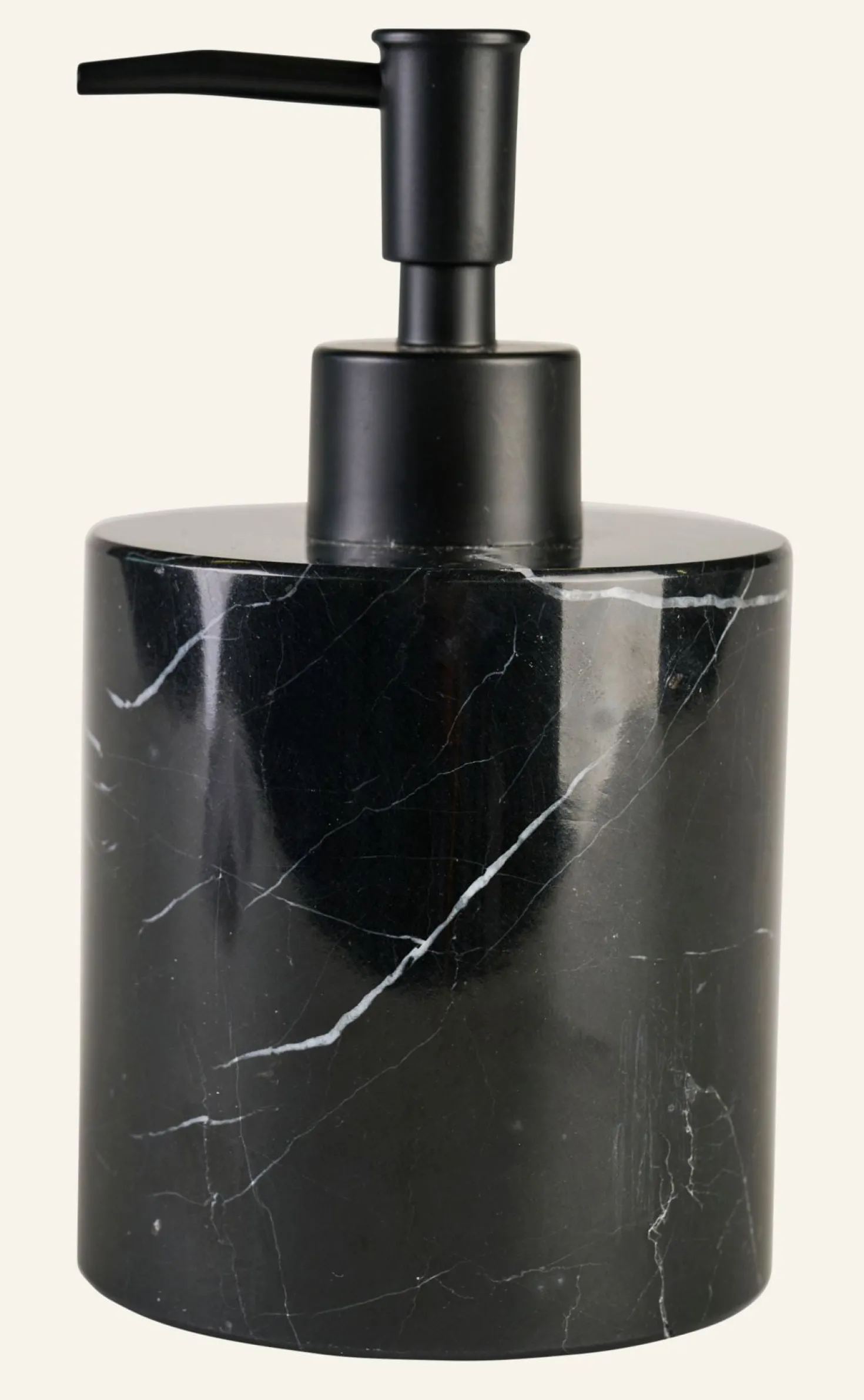 Tvålpump svart - 8,5x8,5x15 cm