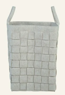 Tvättkorg beige - 34x34x50 cm
