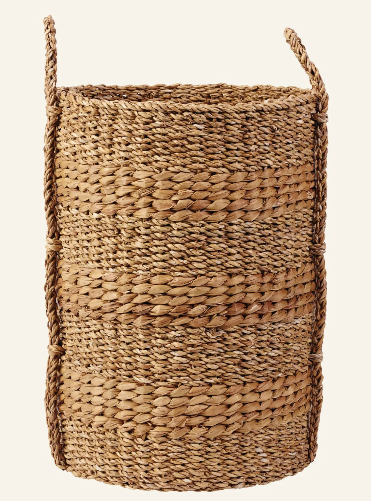 Tvättkorg natur - H50cm Ø37cm