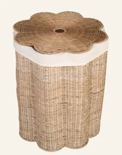 Tvättkorg natur - 45x55 cm
