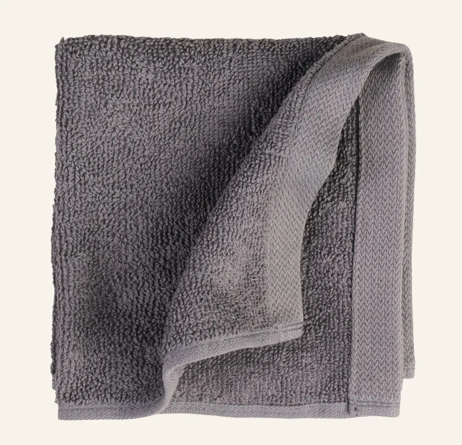 Tvättlapp mörkgrå - 30x30 cm