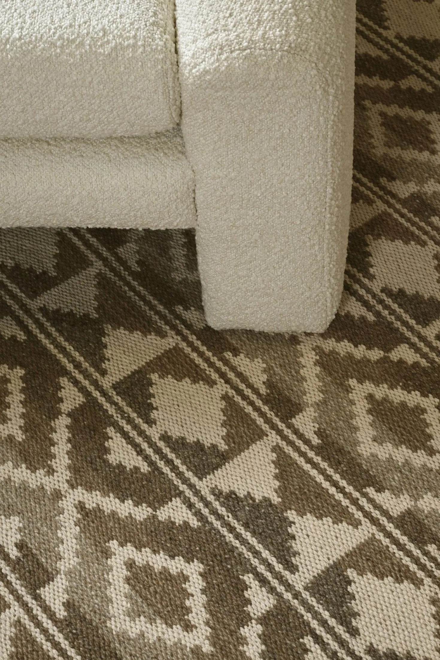 Ullmatta multi/brun - 160x230 cm