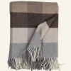 Ullpläd multi/beige - 130x170 cm