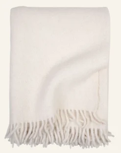 Ullpläd offwhite - 130x170 cm
