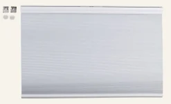 Upp&ned trådlös plisségardin vit - 60x160 cm