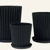Utefat svart - ø31 cm