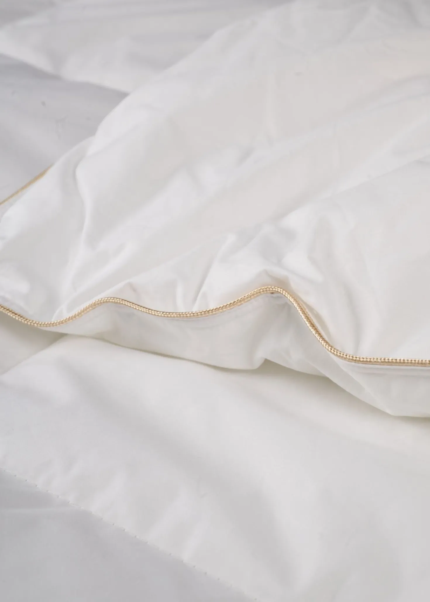 Varmt fibertäcke vit - 230x220 cm