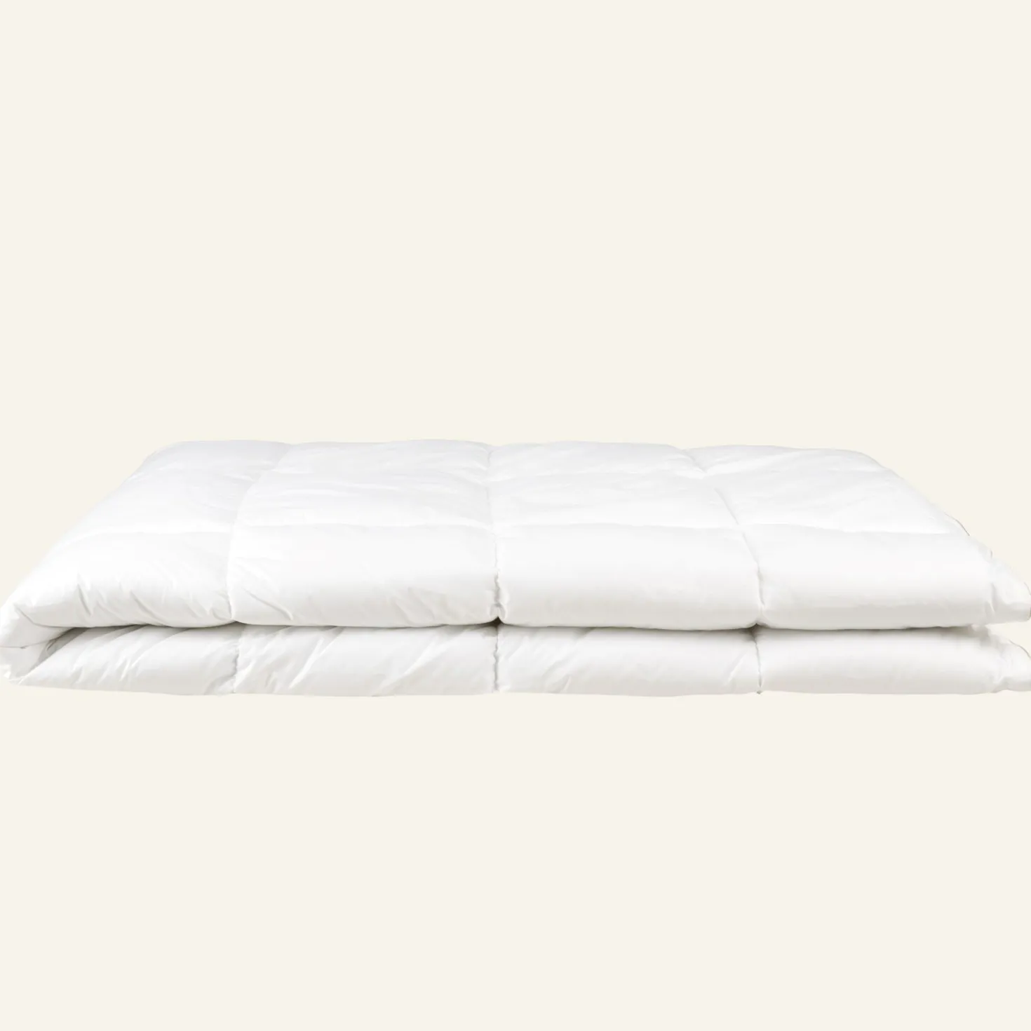 Varmt fibertäcke vit - 230x220 cm