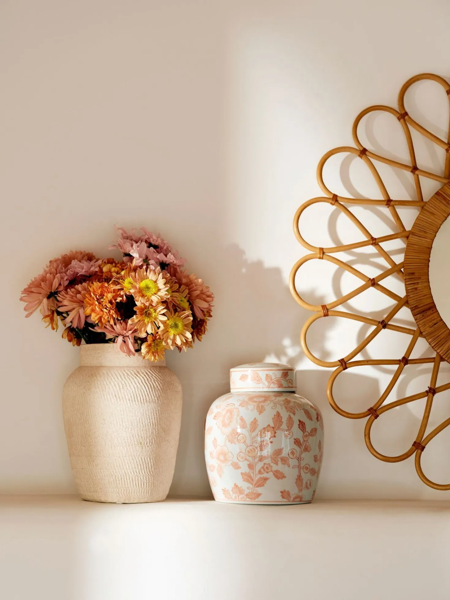 Vas beige - 20,5x26,5 cm