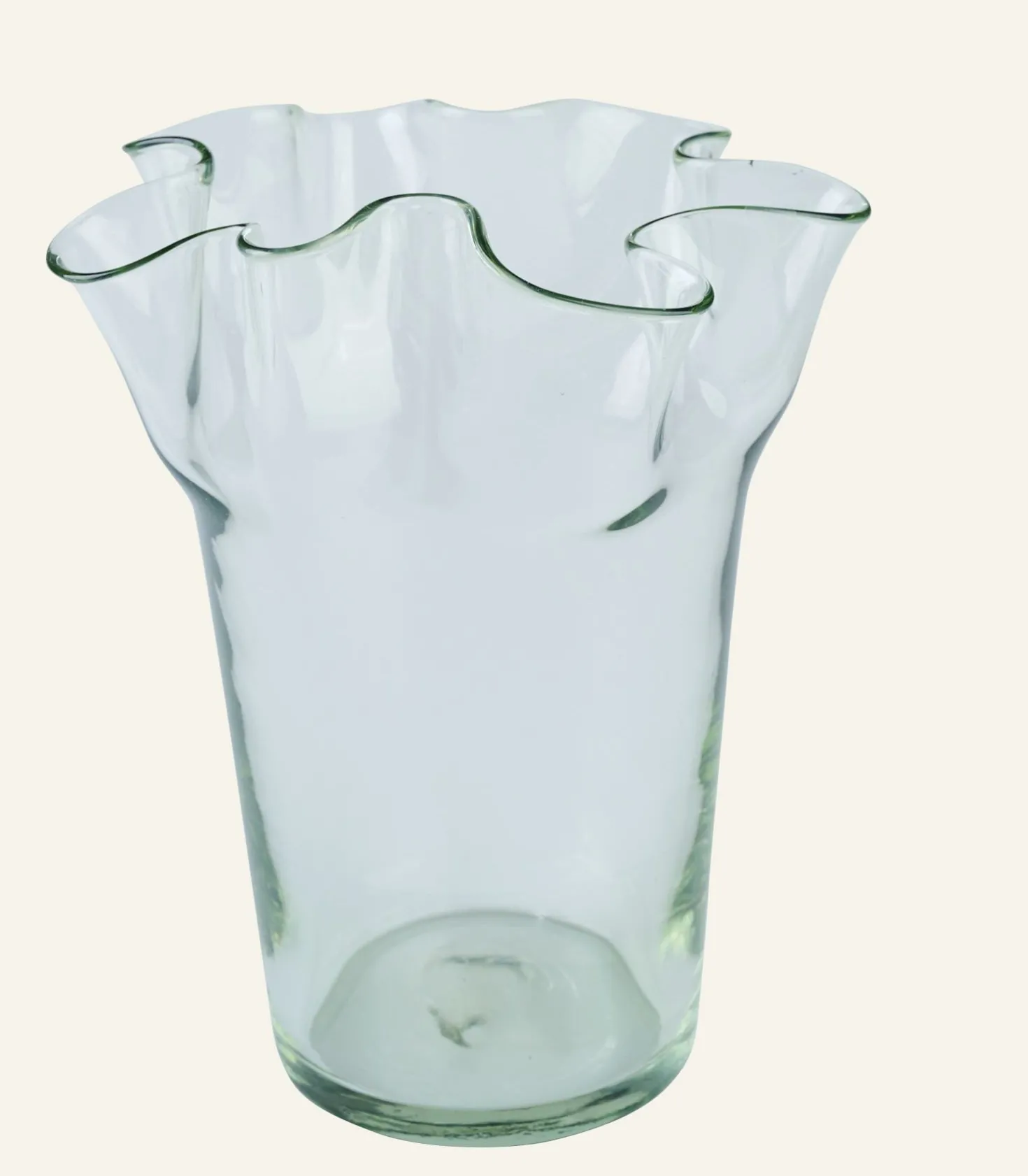 Vas transparent - 17,5x17,5x15,5 cm