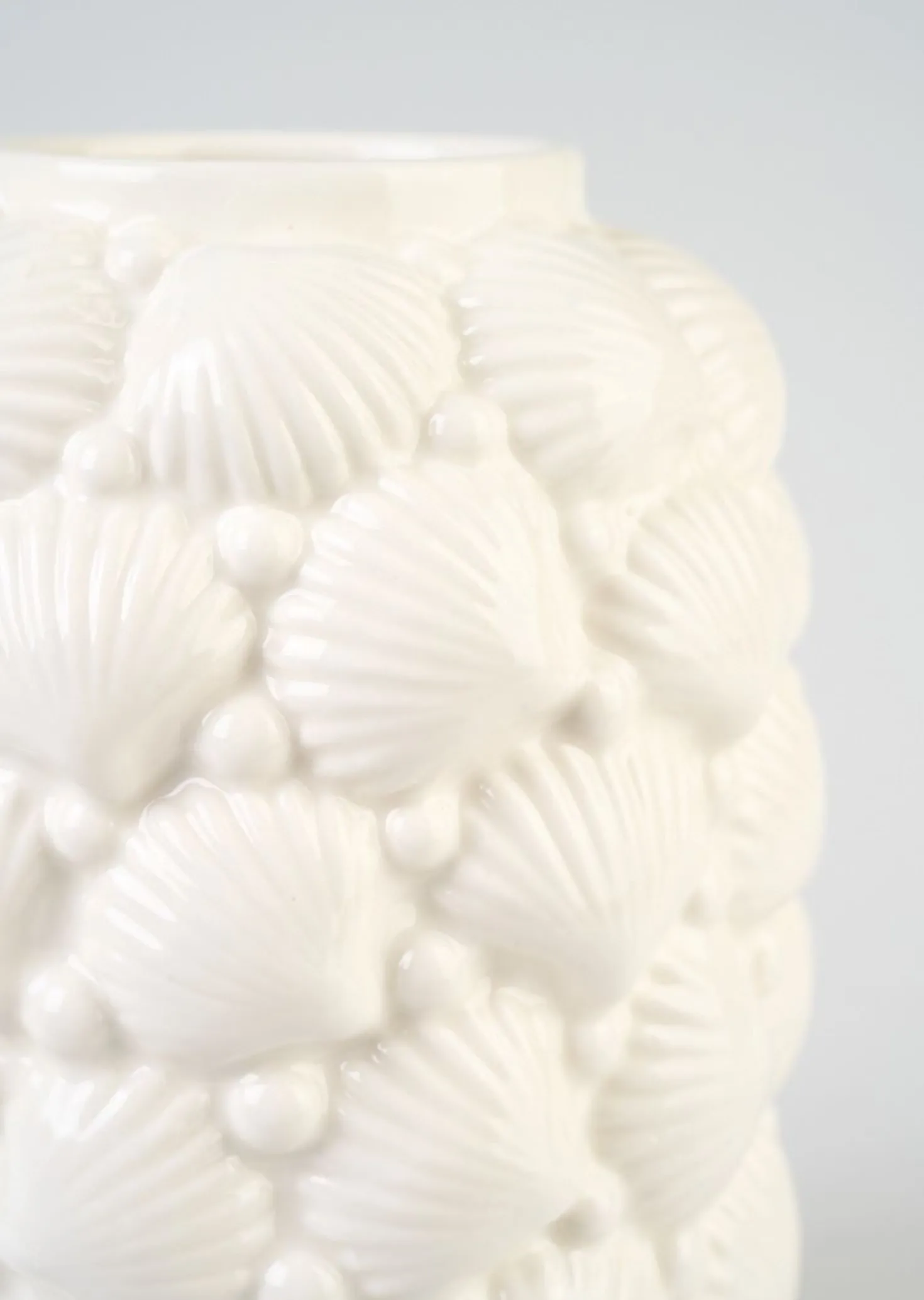 Vas vit - 15,7x15,7x20,8 cm