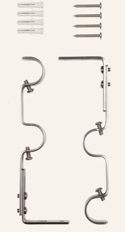 Väggfästen stål - 22/25 cm