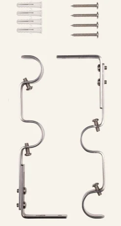 Väggfästen stål - 22/25 cm
