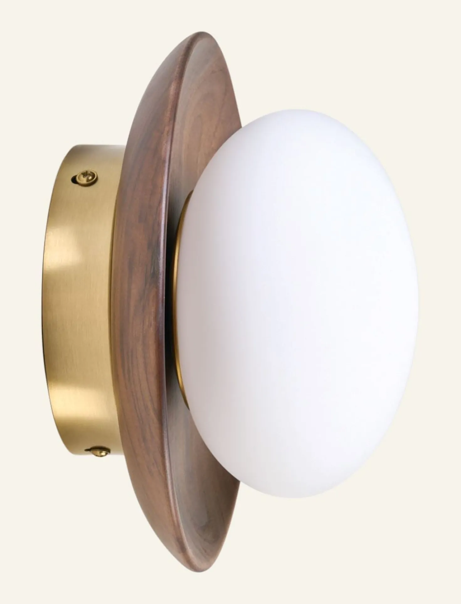 Vägglampa brun - ø20