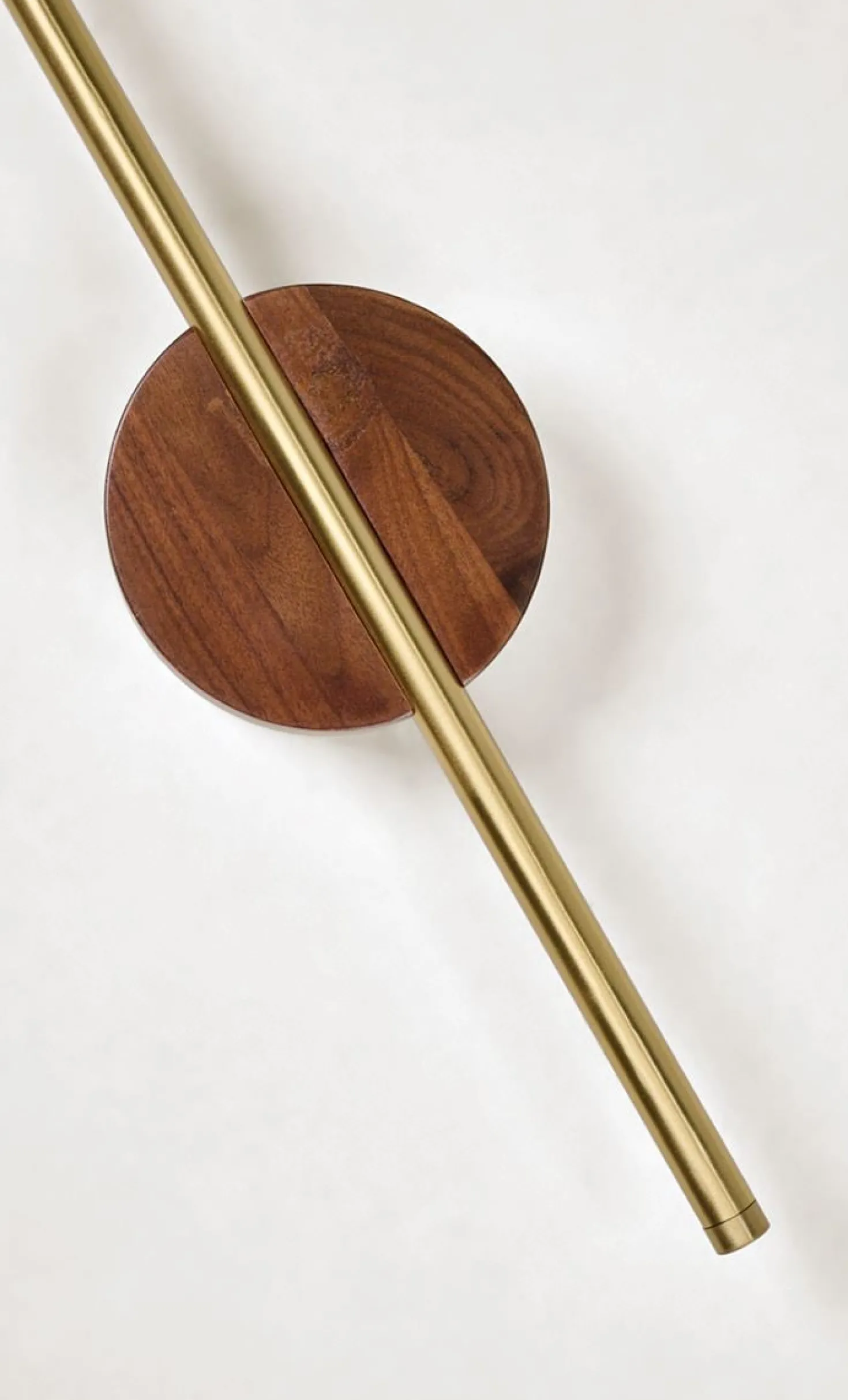 Vägglampa brun - 20x55 cm