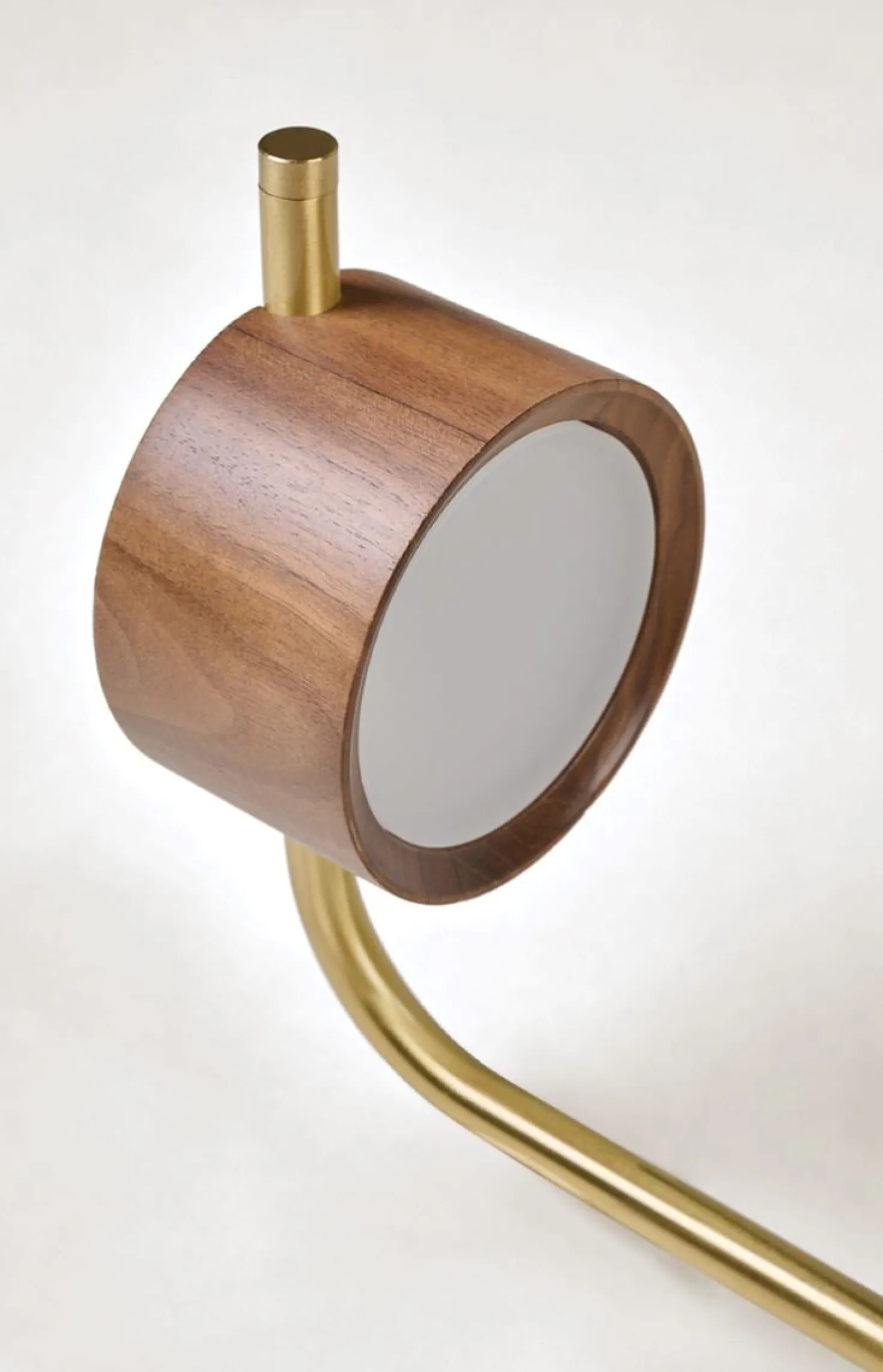 Vägglampa brun - 20x55 cm