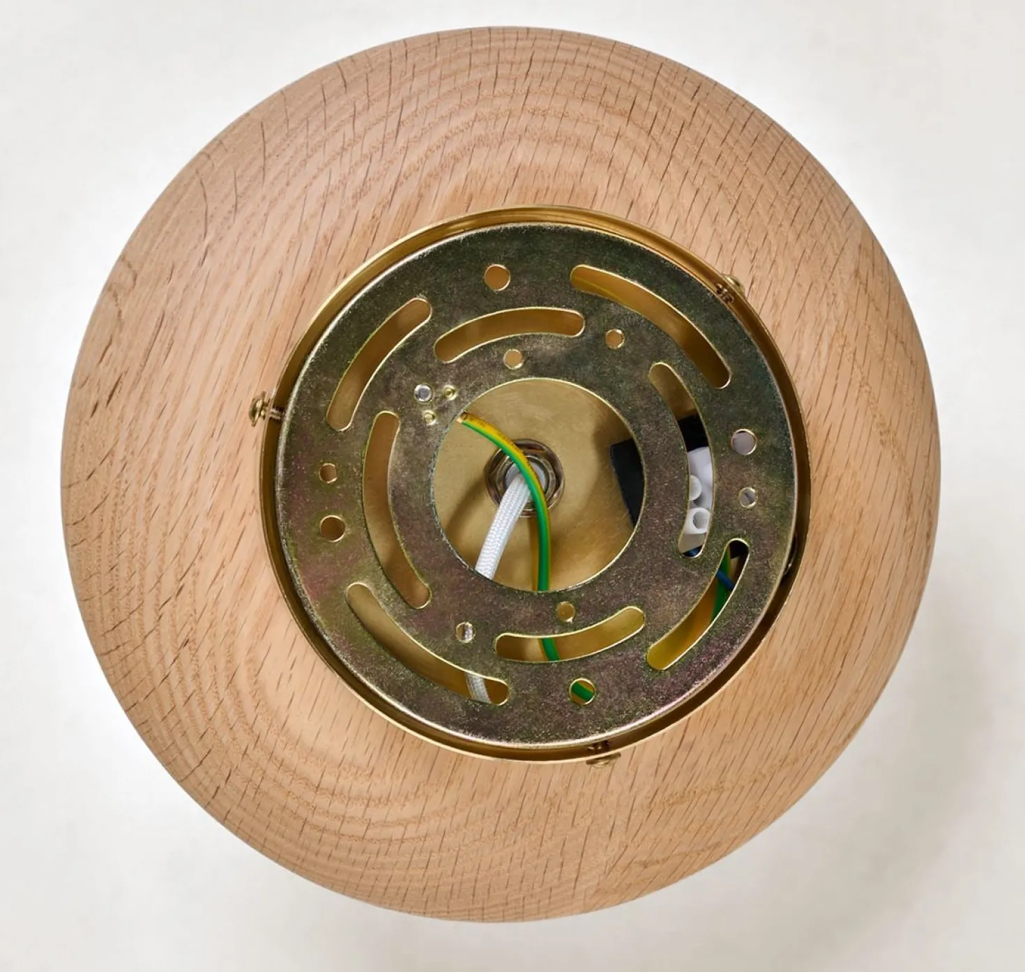 Vägglampa natur - ø20