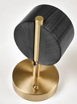 Vägglampa svart - 20x15 cm