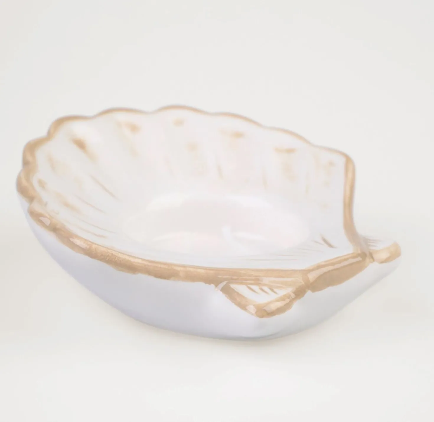 Värmeljushållare beige - 9x8,5x3,4 cm