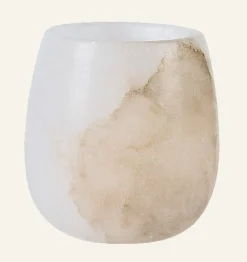 Värmeljushållare offwhite - 10x10 cm